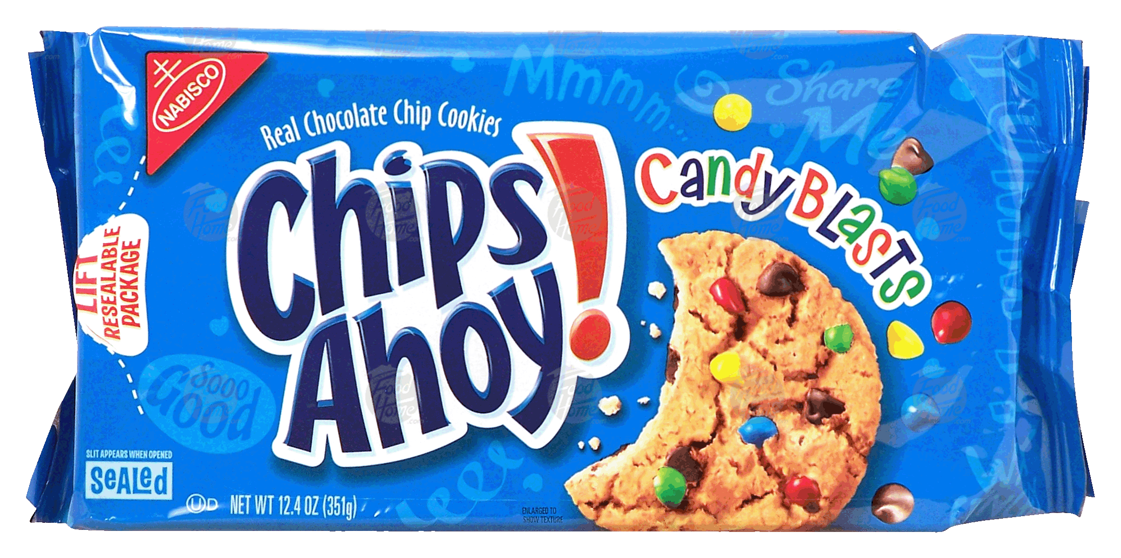 Nabisco Chips Ahoy! chocolate chip cookies  with candy blasts Full-Size Picture